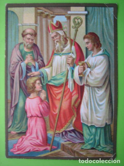 Coleccionismo cromos antiguos: Antiguo cromo Religioso - Foto 1