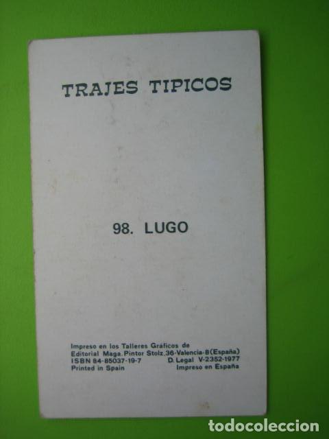 Coleccionismo cromos antiguos: Antiguo cromo Trajes tipicos - Foto 2
