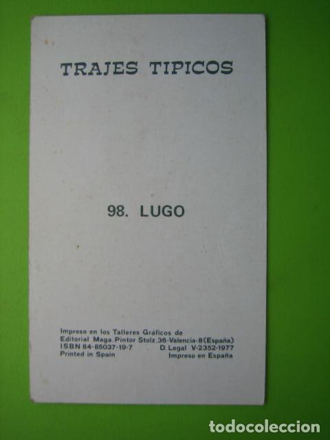 Coleccionismo cromos antiguos: Antiguo cromo Trajes tipicos - Foto 2
