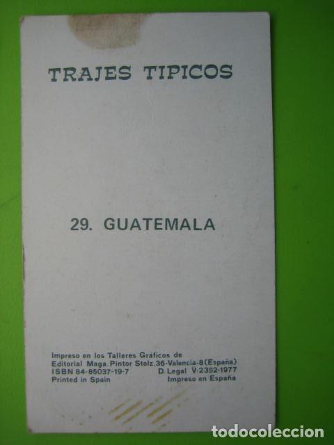 Coleccionismo cromos antiguos: Antiguo cromo Trajes tipicos - Foto 2