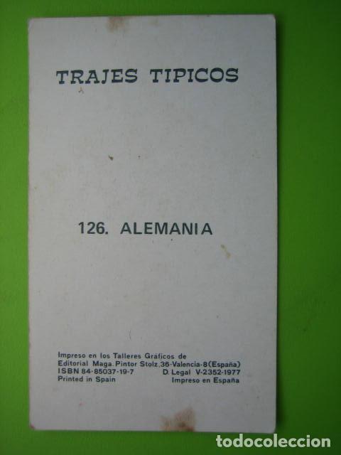 Coleccionismo cromos antiguos: Antiguo cromo Trajes tipicos - Foto 2