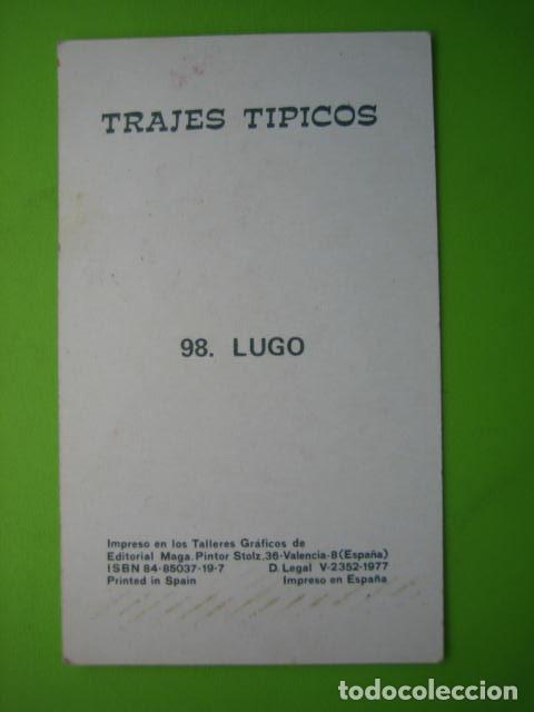 Coleccionismo cromos antiguos: Antiguo cromo Trajes tipicos - Foto 2