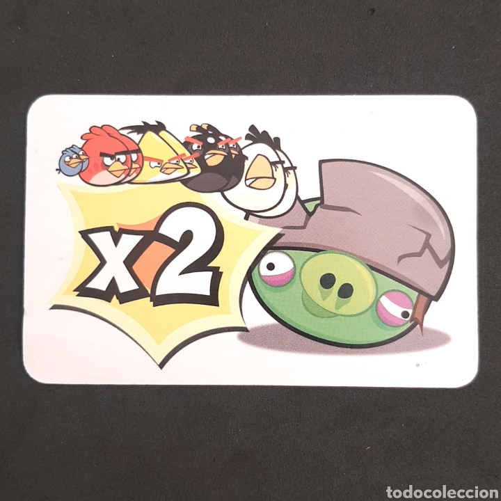 Coleccionismo cromos antiguos: Carta ANGRY BIRDS - X2 - Foto 1