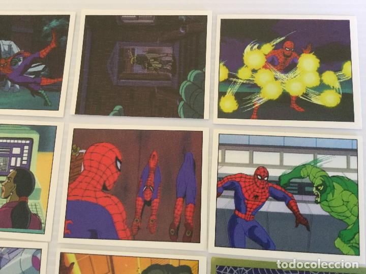 Coleccionismo cromos antiguos: Lote 12 cromos Spiderman Panini 1995 - Foto 3