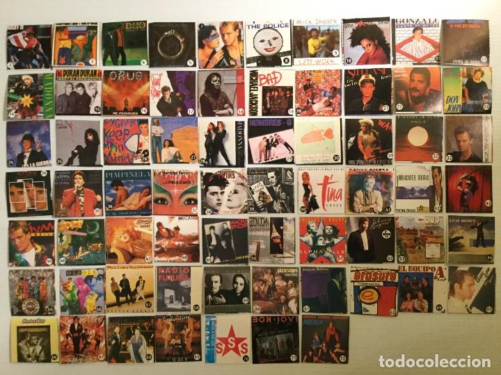 lote 67 cromos portadas de discos de vinilo de - Buy Antique stickers on  todocoleccion