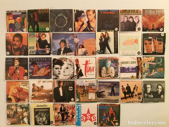 lote 33 cromos portadas de discos de vinilo de - Buy Antique stickers on  todocoleccion