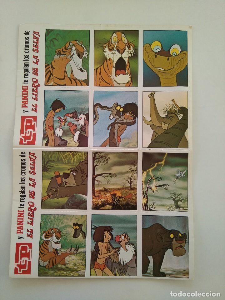 Coleccionismo cromos antiguos: 12 CROMOS LIBRO DE LA SELVA, PANINI Y TP - Foto 1