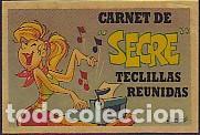 Coleccionismo Cromos antiguos: CROMO BOLLYCAO COLECCION BOLLY-CARNET