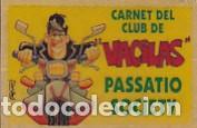 Coleccionismo Cromos antiguos: CROMO BOLLYCAO BOLLY-CARNET CON TRASERA