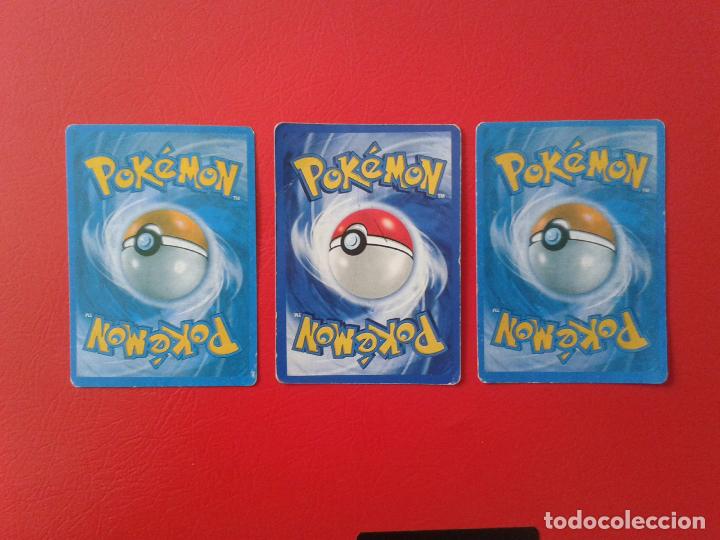 Coleccionismo cromos antiguos: LOTE DE 3 CROMOS POKEMON - Foto 2