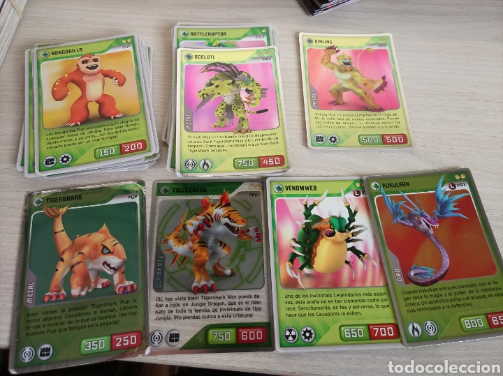 Collezionismo Figurine antiche: Lote 32 cromos invizimals desaf&iacute;o oculto 195 cristal incluido