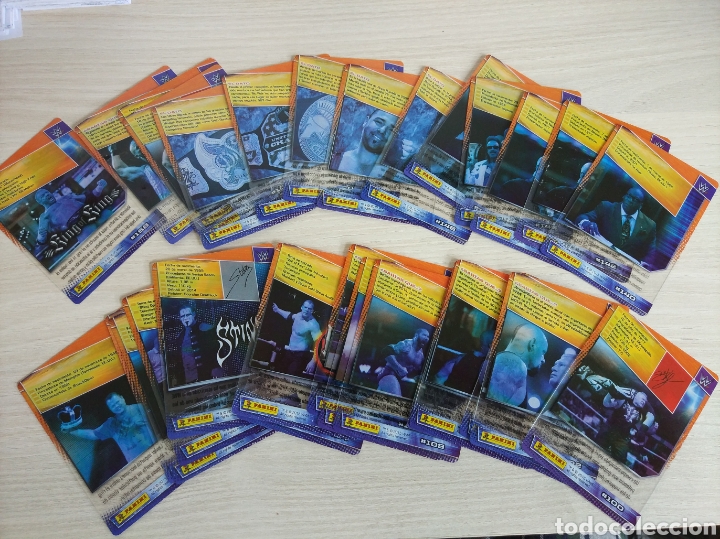 Coleccionismo cromos antiguos: Lote 3 - 29 cromos wwe 2015 basicos - Foto 2