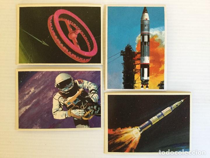 Coleccionismo cromos antiguos: Lote 4 cromos Dunkin Supercromo El Espacio 1969 - Foto 1