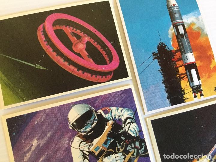 Coleccionismo cromos antiguos: Lote 4 cromos Dunkin Supercromo El Espacio 1969 - Foto 2