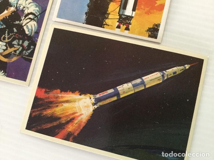 Coleccionismo cromos antiguos: Lote 4 cromos Dunkin Supercromo El Espacio 1969 - Foto 3