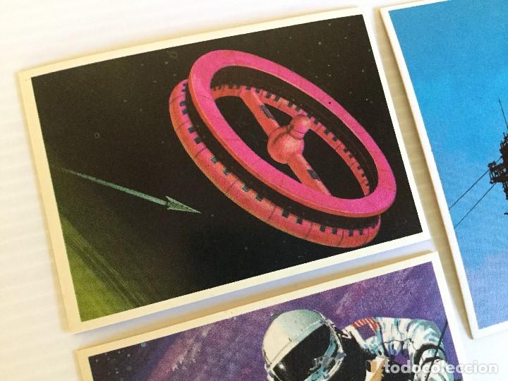 Coleccionismo cromos antiguos: Lote 3 cromos Dunkin Supercromo El Espacio 1969 - Foto 2