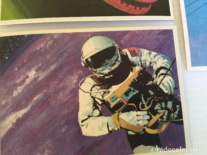 Coleccionismo cromos antiguos: Lote 3 cromos Dunkin Supercromo El Espacio 1969 - Foto 3