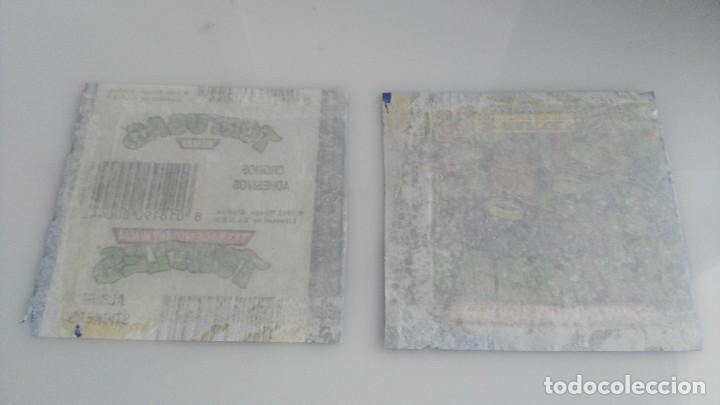 Coleccionismo cromos antiguos: antiguo sobre de cromos vacio turtles panini - Foto 2
