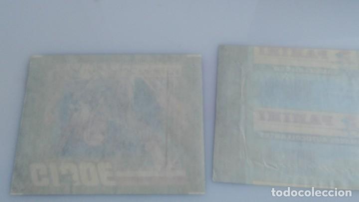 Coleccionismo cromos antiguos: antiguo sobre de cromos vacio gijoe - Foto 2