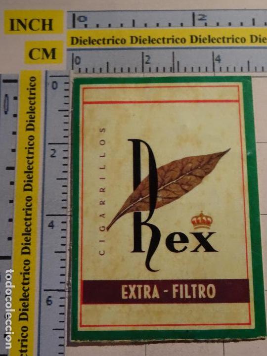 Collezionismo Figurine antiche: CROMO PEGATINA. REVISTA GARBO. TABACO CIGARRILLOS REX