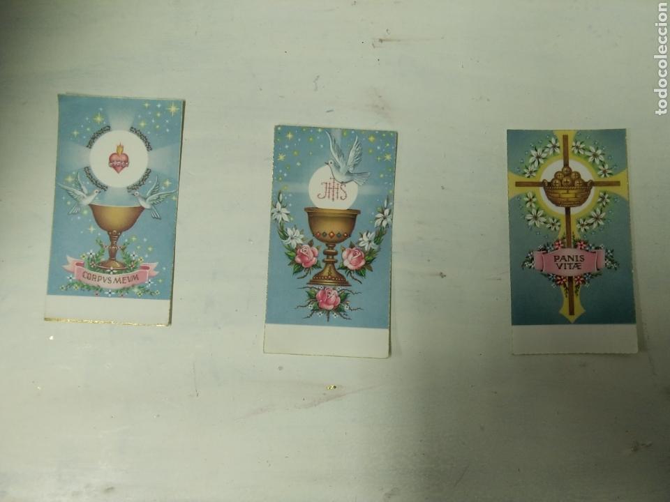 Coleccionismo cromos antiguos: RECORDATORIO. PRIMERA COMUNI&Oacute;N. 8,8CMX4,8CM - Foto 2