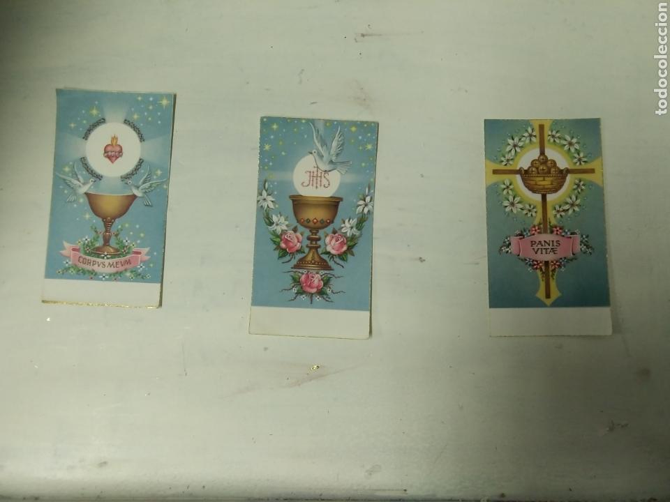 Coleccionismo cromos antiguos: RECORDATORIO. PRIMERA COMUNI&Oacute;N. 8,8CMX4,8CM - Foto 3