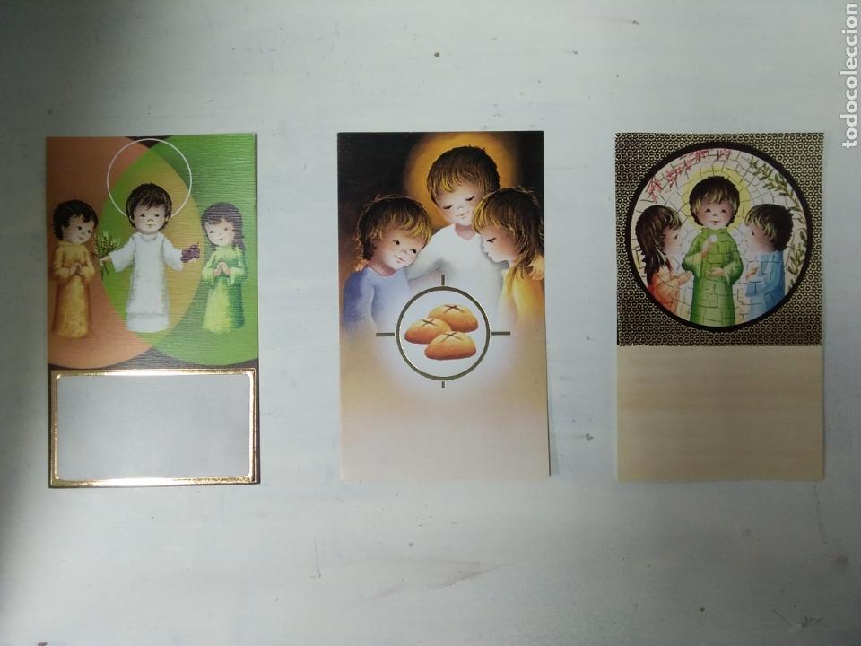 Coleccionismo cromos antiguos: RECORDATORIO. PRIMERA COMUNI&Oacute;N. 12CMX7,2CM - Foto 1