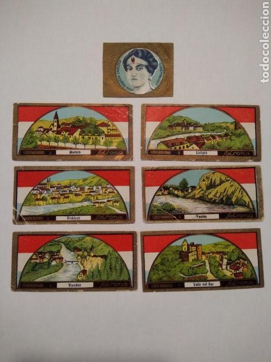 Collezionismo Figurine antiche: COLECCION CHOCOLATES SOLSONA .- 7 CROMOS LUXEMBURGO