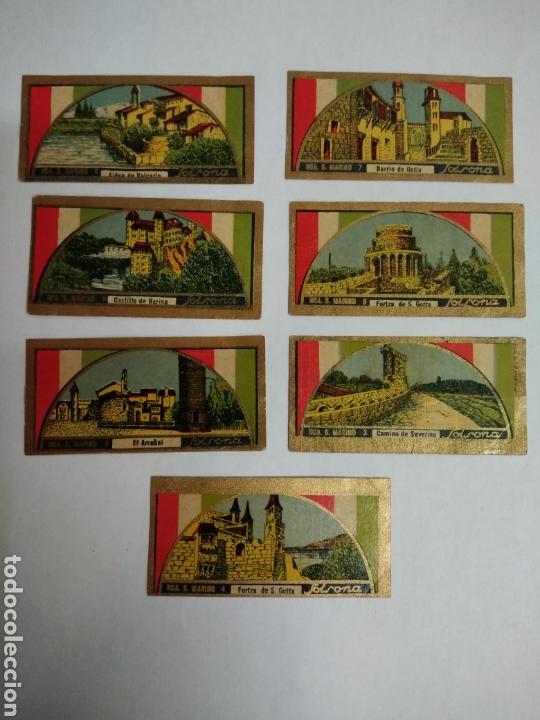 Collezionismo Figurine antiche: COLECCION CHOCOLATES SOLSONA .- 7 CROMOS SAN MARINO