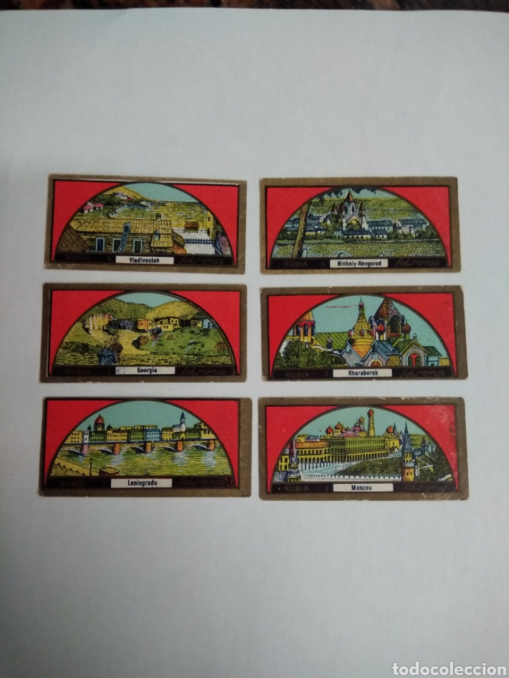 Coleccionismo cromos antiguos: COLECCION CHOCOLATES SOLSONA .- 6 CROMOS RUSIA