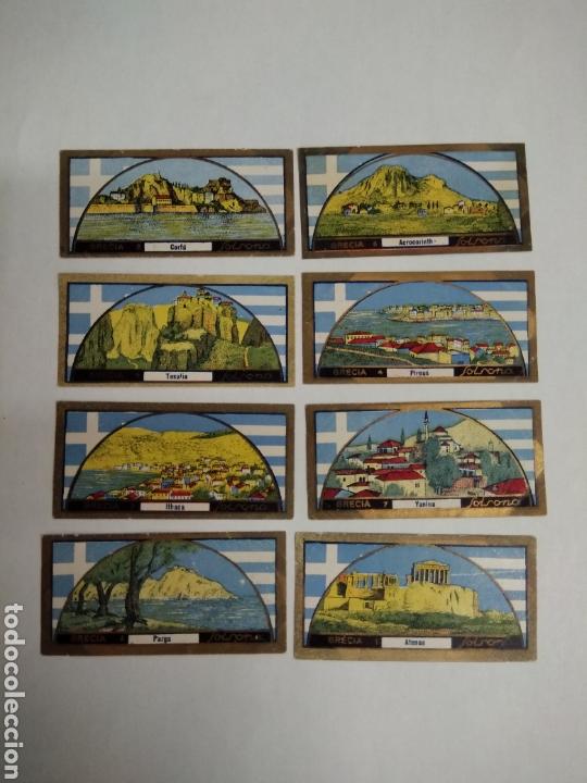Coleccionismo cromos antiguos: COLECCION CHOCOLATES SOLSONA .- 8 CROMOS GRECIA