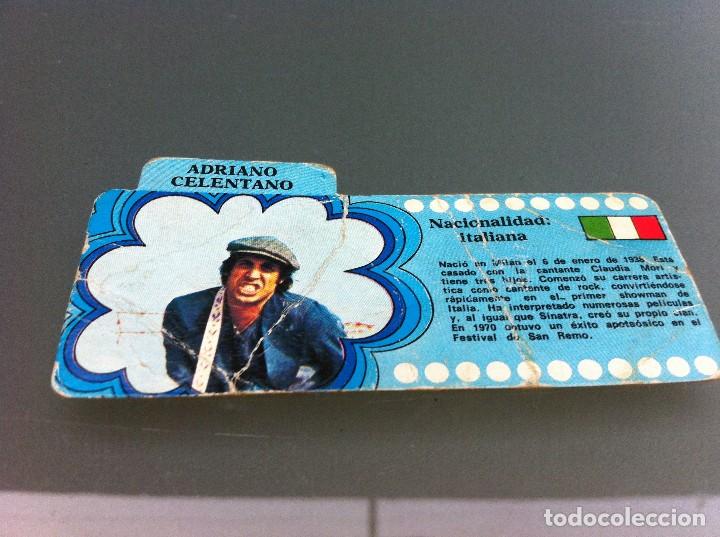 Coleccionismo cromos antiguos: CROMO BIMBO. DISCOGRAF&Iacute;A. ADRIANO CELENTANO - Foto 1