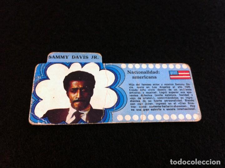 Coleccionismo cromos antiguos: CROMO BIMBO. DISCOGRAF&Iacute;A. SAMMY DAVIS JR - Foto 1