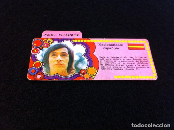 Coleccionismo cromos antiguos: CROMO BIMBO. DISCOGRAF&Iacute;A. DANIEL VEL&Aacute;ZQUEZ - Foto 1