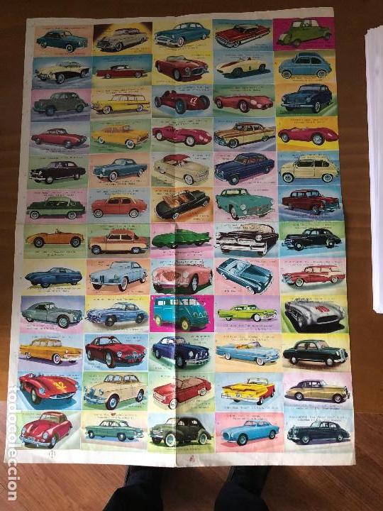 Coleccionismo cromos antiguos: coleccion completa 60 modelos de coche a&ntilde;os 50 seat 600 d y 59 mas