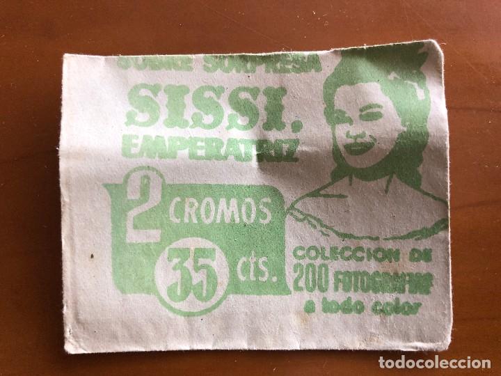 Coleccionismo cromos antiguos: sobre de cromos de sissi emperatriz vacio - Foto 1