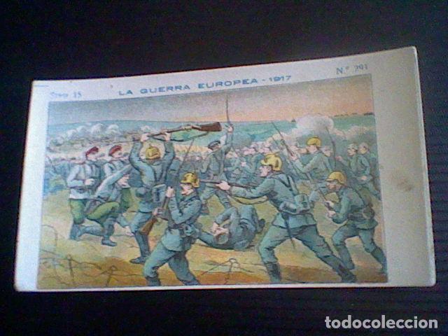 Coleccionismo Cromos antiguos: cromo militaria Gran Guerra Europea 1917 promocion chocolate Amatller n&ordm; 291 Toma Riga *