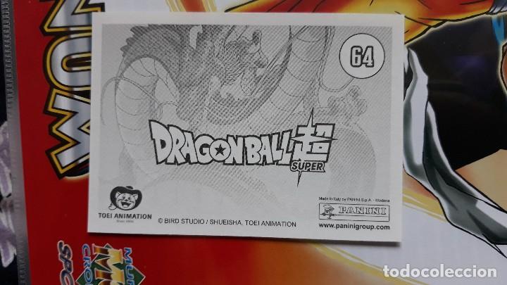 Coleccionismo cromos antiguos: dragon ball super panini n 64 - Foto 2