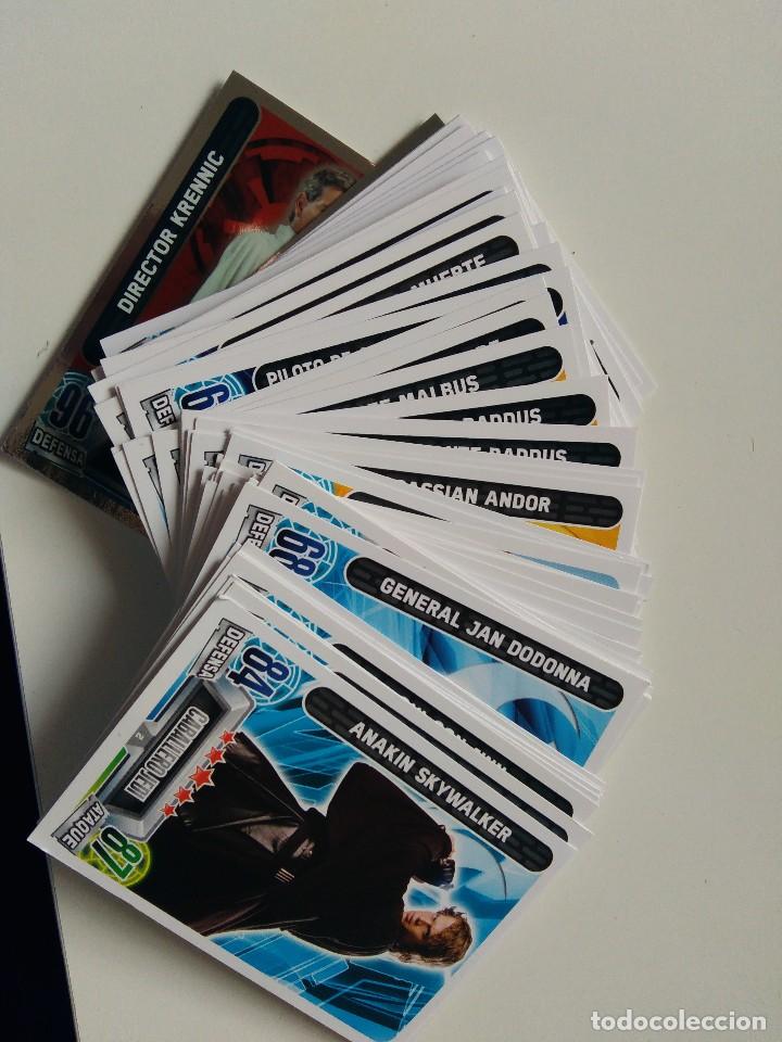 Coleccionismo cromos antiguos: Star Wars Force Attax - Pack de 60 cromos - Carrefour 2016 - Foto 1