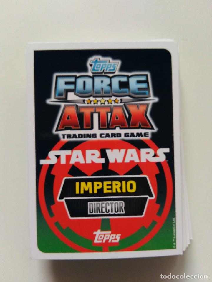 Coleccionismo cromos antiguos: Star Wars Force Attax - Pack de 60 cromos - Carrefour 2016 - Foto 2