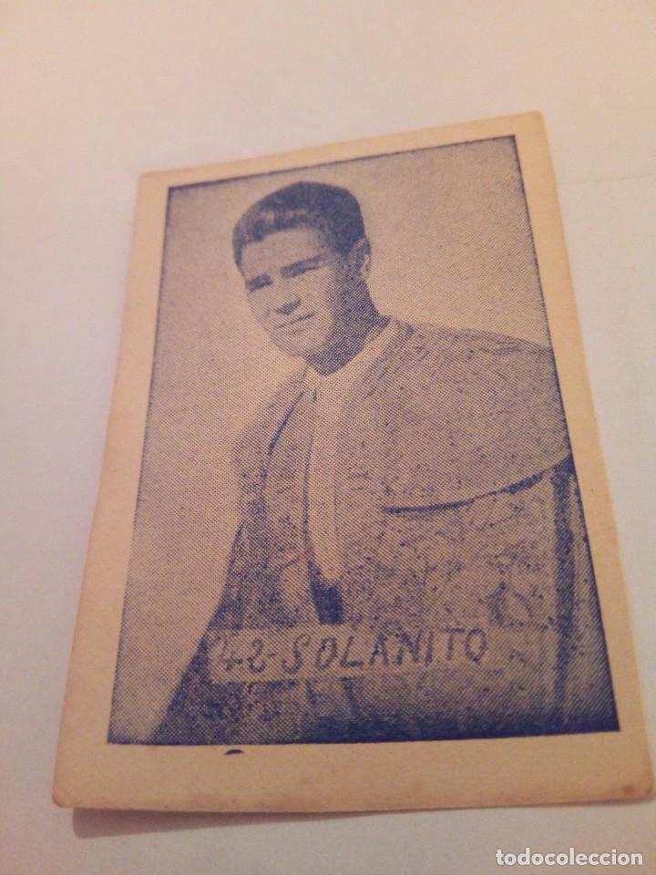 Coleccionismo cromos antiguos: Cromo torero n&deg; 42 solanito - Foto 1