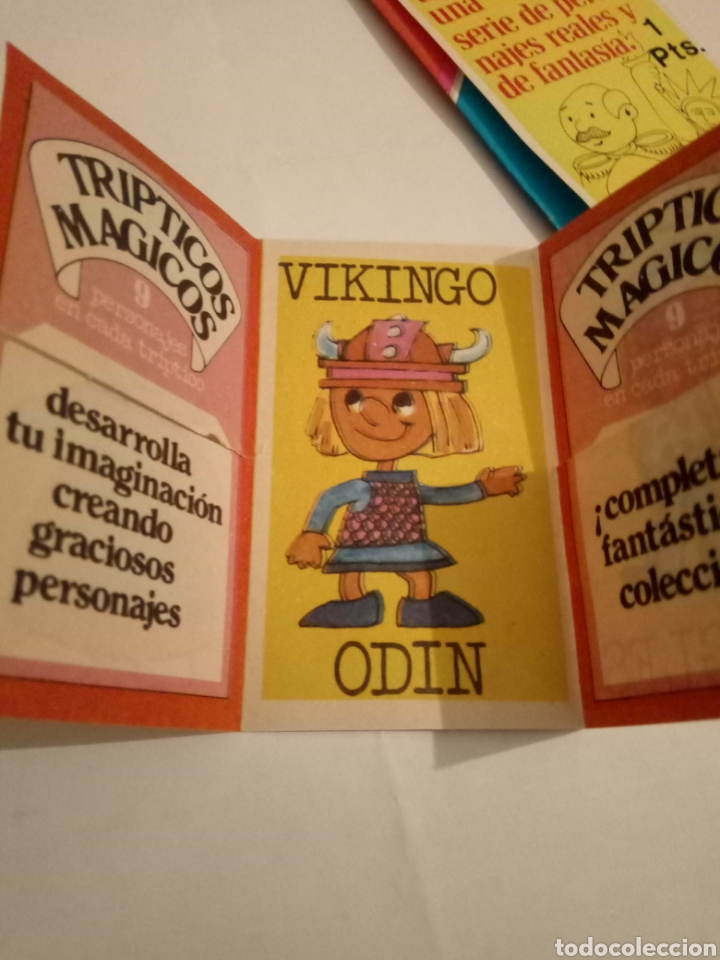 Coleccionismo cromos antiguos: Cromo Tripticos magicos n&deg; 9 - Foto 3