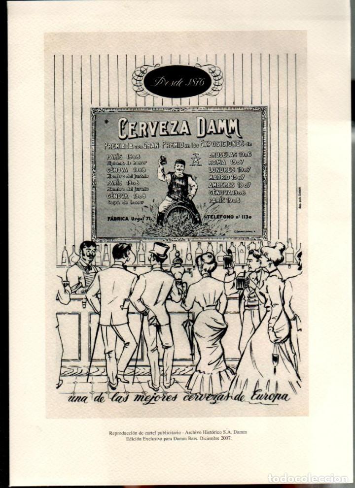 Coleccionismo cromos antiguos: L26-23 Reproduccion de Cartel publicitario - Archivo Historico S.A. DAMM - Edicion Exclusiva para DA