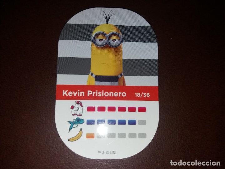 Coleccionismo Cromos antiguos: juego cromo N&deg; 18 Carta 3D dibujos minions GRU 3 MI VILLANO FAVORITO supermercado TIENDA DIA