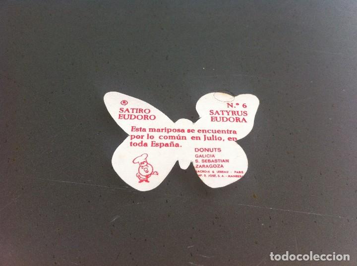 Colecionismo Cromos antigos: CROMO MARIPOSA (DONUTS)  N&ordm; 6