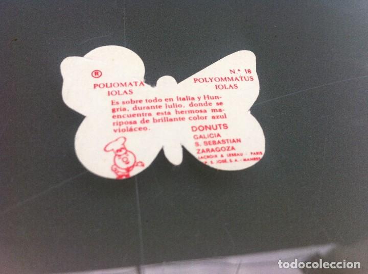 Coleccionismo cromos antiguos: CROMO MARIPOSA (DONUTS) N&ordm; 18 - Foto 1