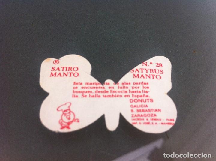 Coleccionismo cromos antiguos: CROMO MARIPOSA (DONUTS) N&ordm; 28 - Foto 1