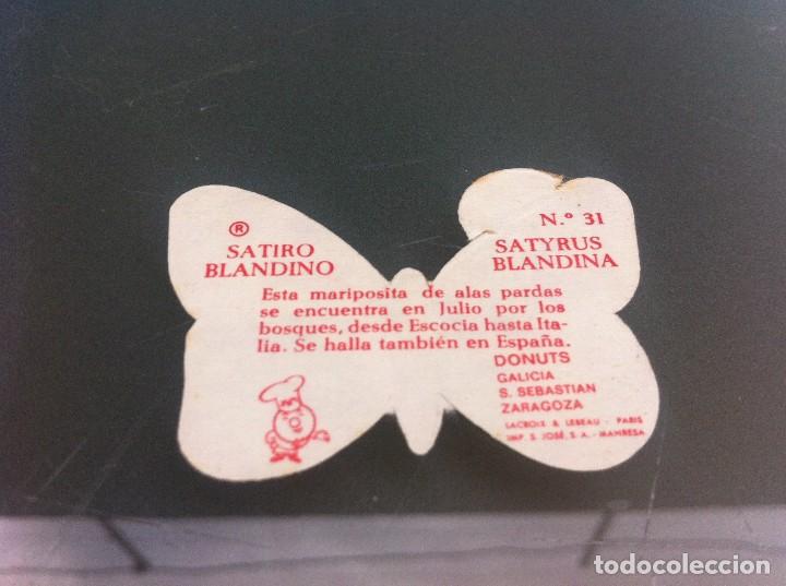 Coleccionismo cromos antiguos: CROMO MARIPOSA (DONUTS) N&ordm; 31 - Foto 1