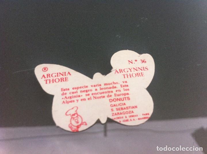 Coleccionismo cromos antiguos: CROMO MARIPOSA (DONUTS) N&ordm; 36 - Foto 1