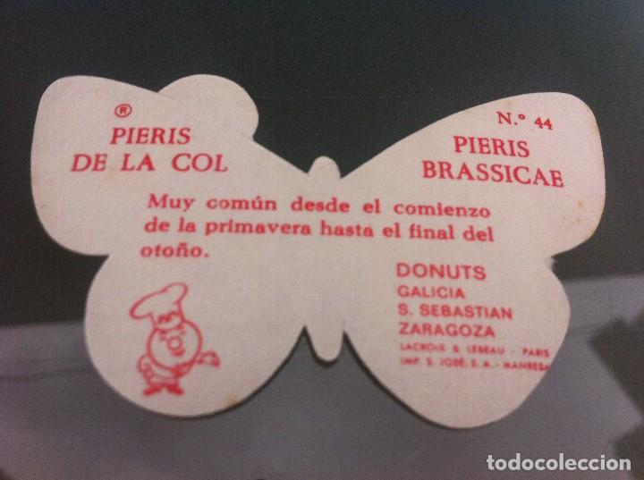 Coleccionismo cromos antiguos: CROMO MARIPOSA (DONUTS) N&ordm; 44 - Foto 1
